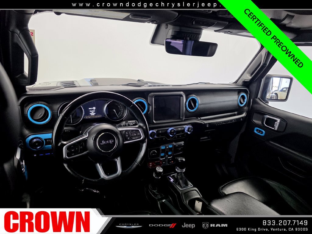 Used 2021 Jeep Wrangler Unlimited Rubicon 4xe w/ Steel Bumper Group AWD/4WD image 16