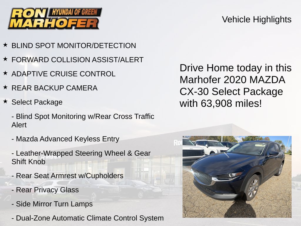 Used 2020 MAZDA CX-30 AWD w/ Select Package image 11