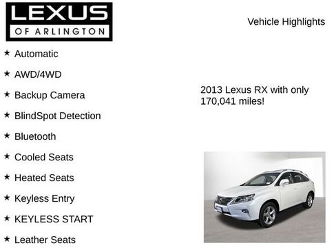 Used 2013 Lexus RX 350 AWD image 7