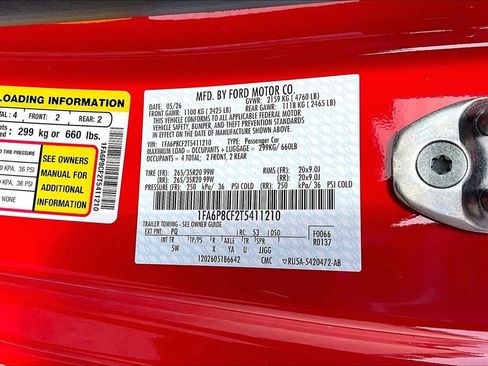 New 2026 Ford Mustang GT Premium RWD image 8
