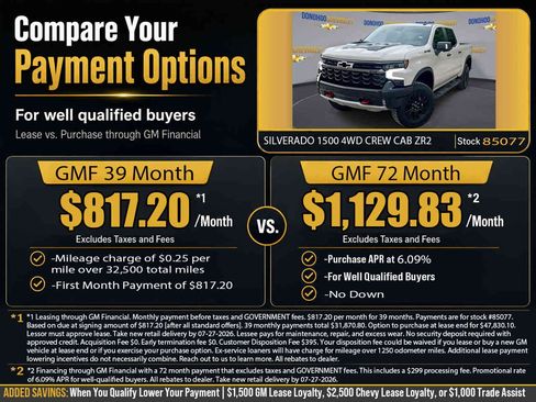 New 2026 Chevrolet Silverado 1500 ZR2 w/ LPO, Dark Essentials Package AWD/4WD image 2