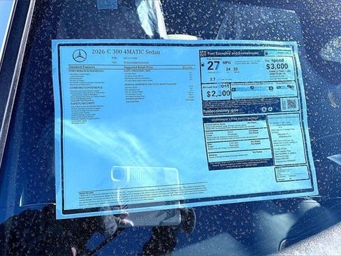 New 2026 Mercedes-Benz C 300 4MATIC Sedan image 16