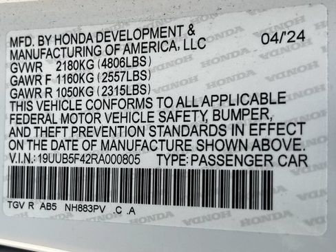 Used 2024 Acura TLX w/ Technology Package FWD image 34