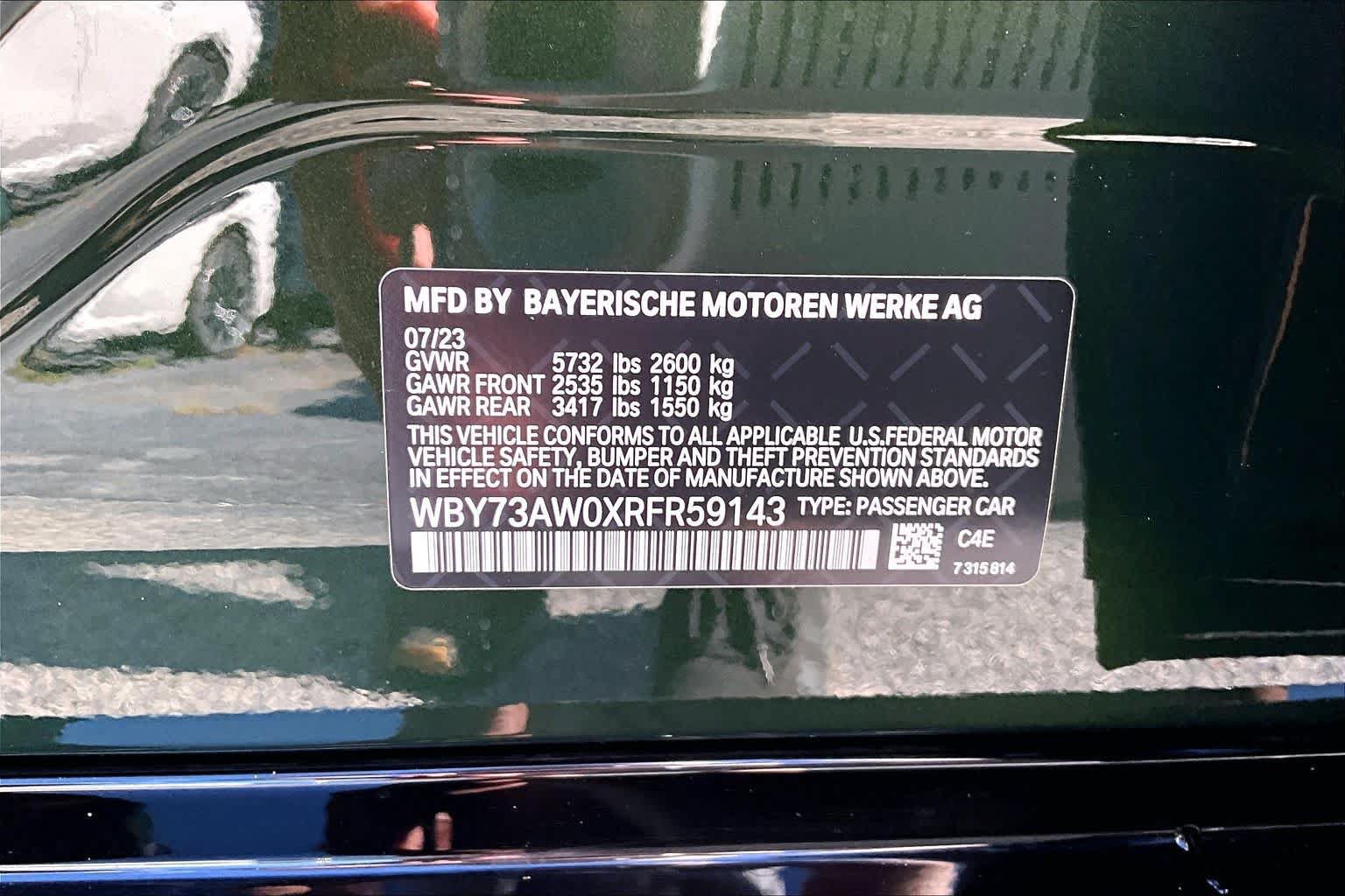 Used 2024 BMW i4 eDrive40 w/ M Sport Package RWD image 33