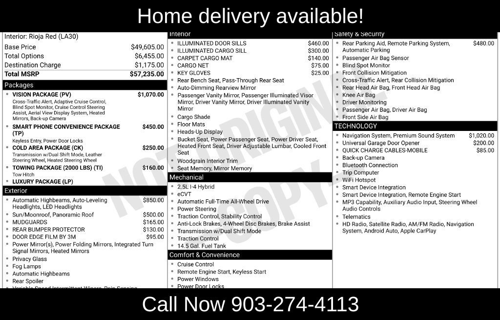 Used 2024 Lexus NX 350h AWD w/ Vision Package image 43