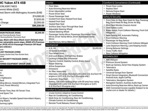 Certified 2025 GMC Yukon AT4 w/ AT4 Premium Package AWD/4WD image 48