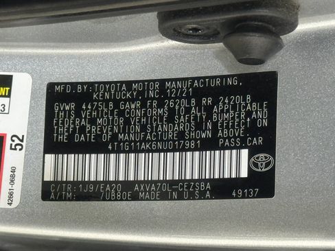 Used 2022 Toyota Camry SE image 54
