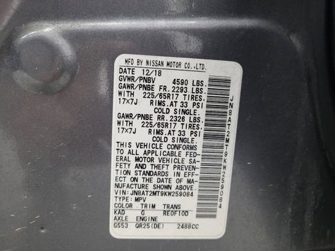 Used 2019 Nissan Rogue SV FWD image 33