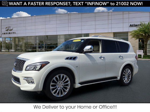 Used 2016 INFINITI QX80 2WD w/ Deluxe Technology Package image 1