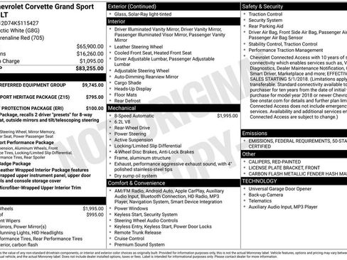 Used 2019 Chevrolet Corvette Grand Sport image 26