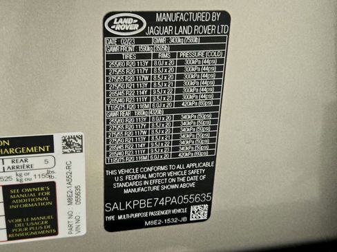 Used 2023 Land Rover Range Rover Long Wheelbase SE AWD/4WD image 28