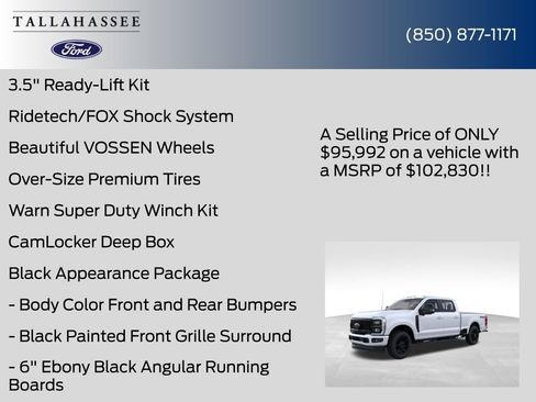 New 2026 Ford F350 Lariat w/ Black Appearance Package image 13