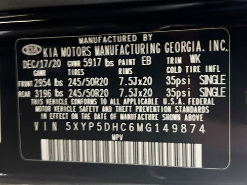 Certified 2021 Kia Telluride SX w/ SX Prestige Package AWD/4WD image 26
