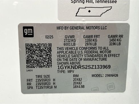 Used 2025 Cadillac XT5 Premium Luxury w/ LPO, ONYX Package image 33