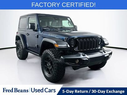 Certified 2025 Jeep Wrangler Sport
