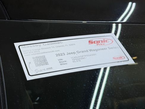 Used 2023 Jeep Grand Wagoneer Series III w/ Quick Order Packagew 28T AWD/4WD image 56