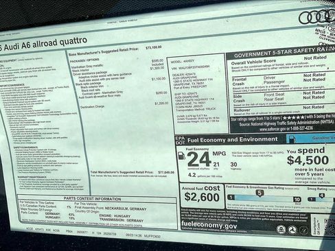 New 2026 Audi A6 Premium Plus image 18
