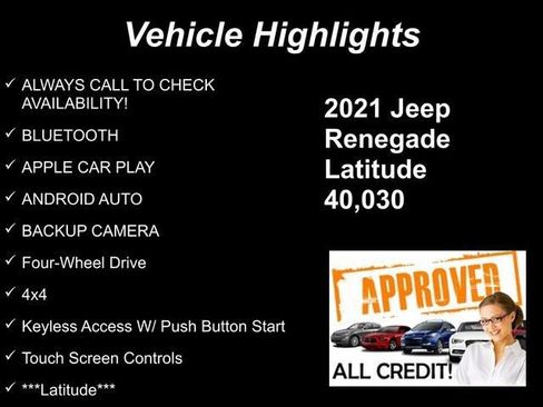 Used 2021 Jeep Renegade Latitude image 10