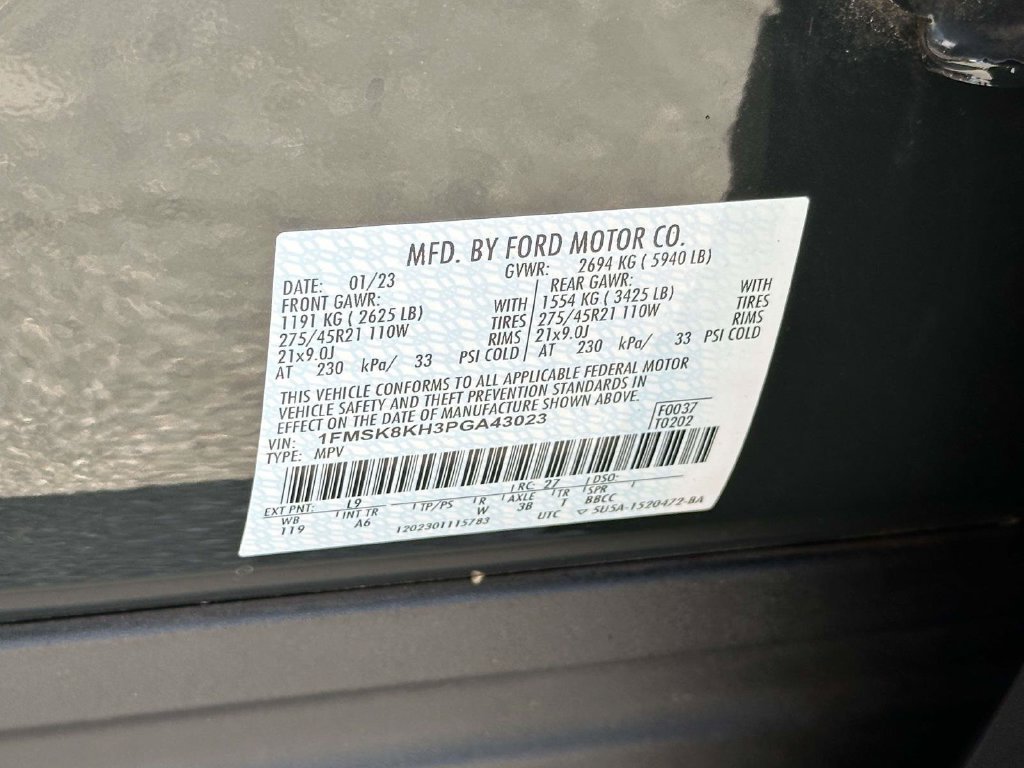 Used 2023 Ford Explorer ST-Line AWD/4WD image 25
