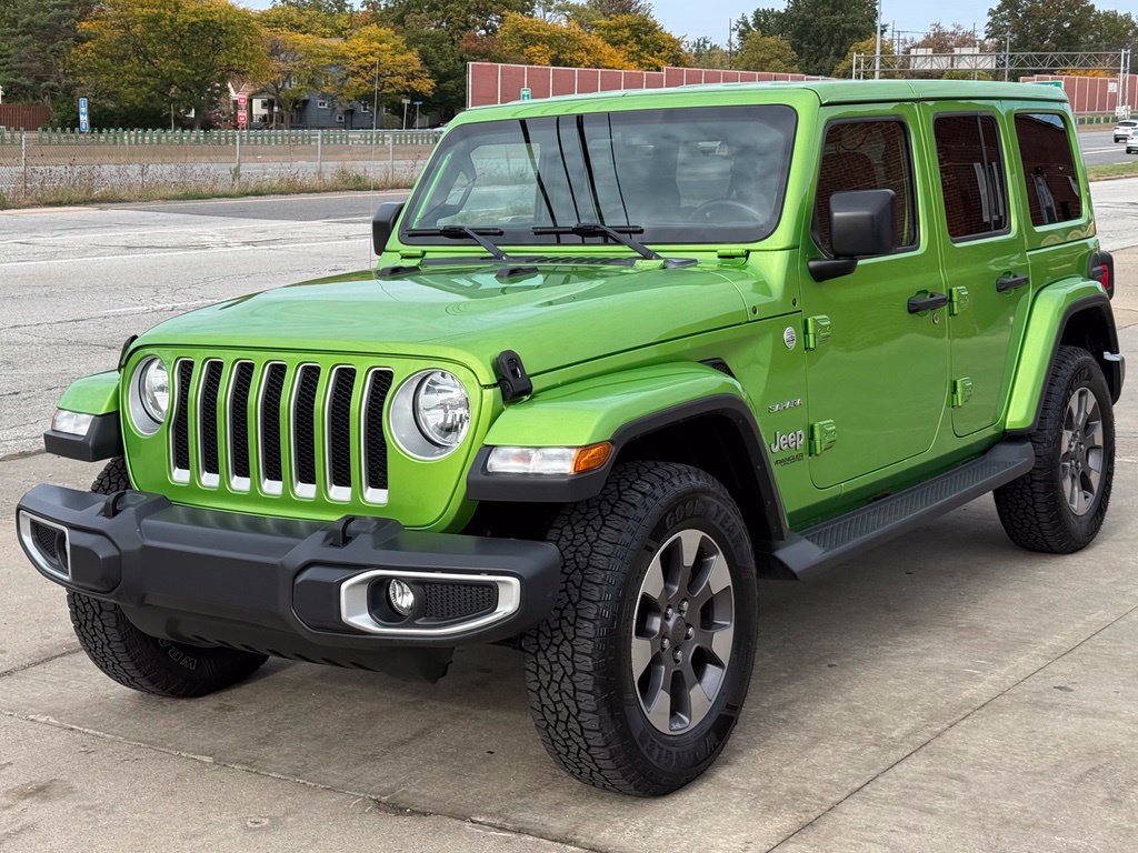 Used 2019 Jeep Wrangler Unlimited Sahara w/ Uconnect 4C Nav & Sound Group AWD/4WD image 1