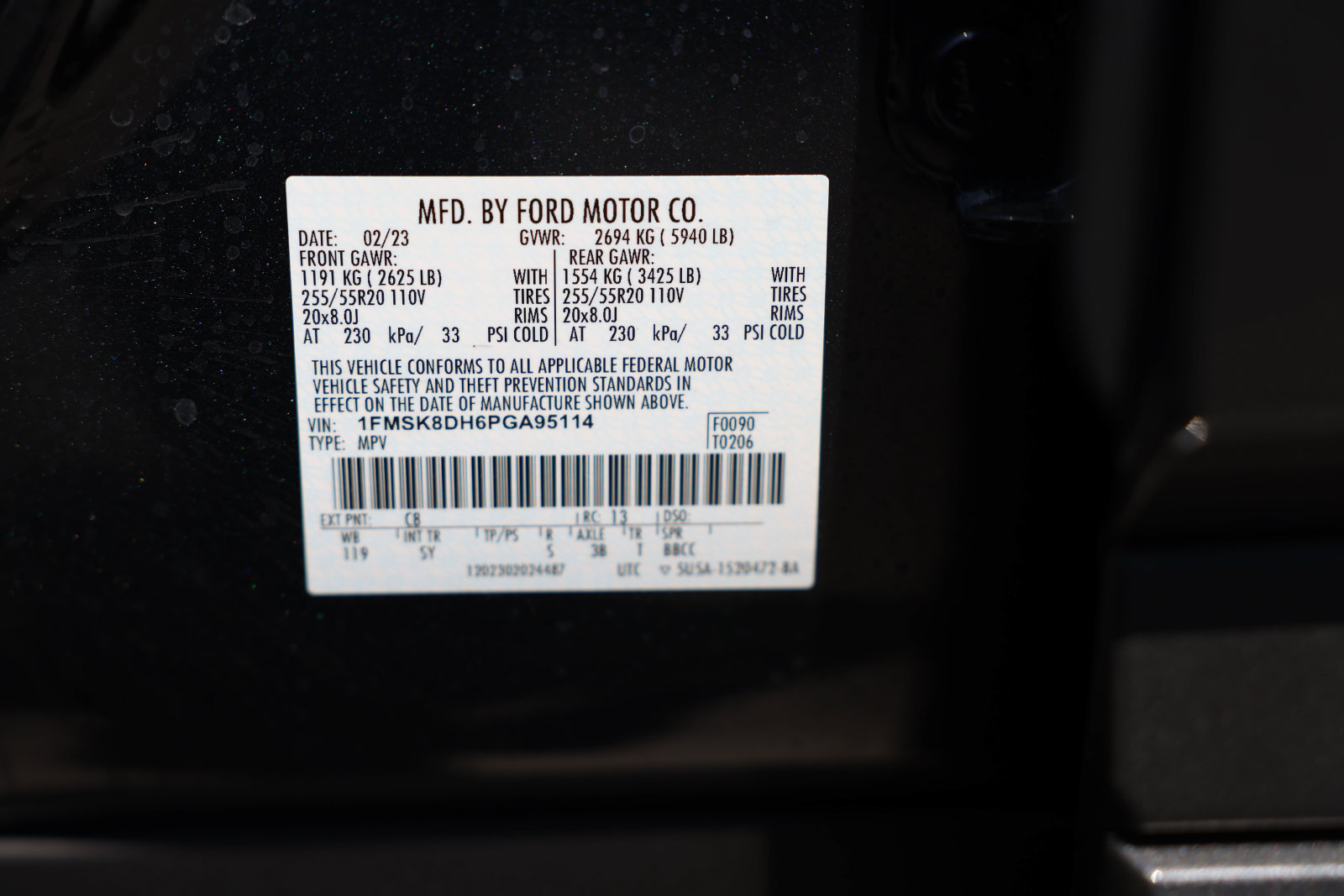 Certified 2023 Ford Explorer XLT w/ Equipment Group 202A AWD/4WD image 43