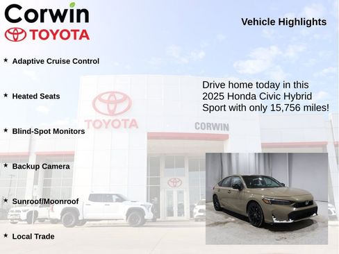 Used 2025 Honda Civic Sport image 6