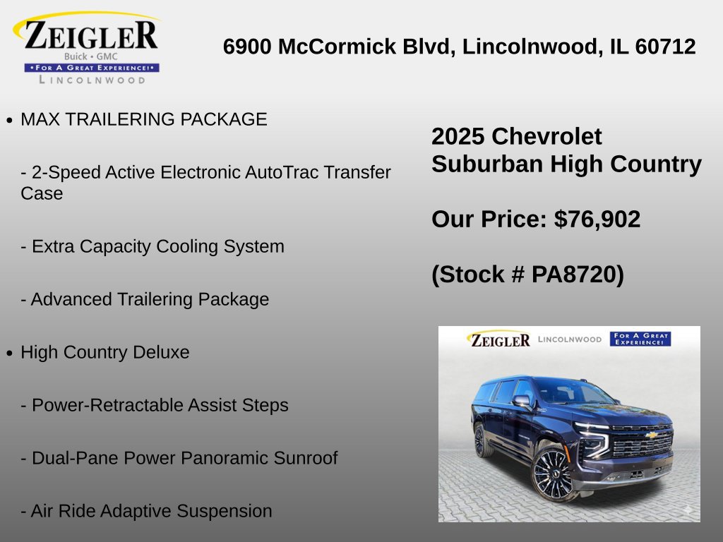 Used 2025 Chevrolet Suburban High Country AWD/4WD image 30
