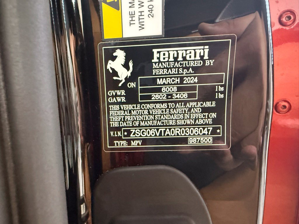 Certified 2024 Ferrari Purosangue AWD/4WD image 29