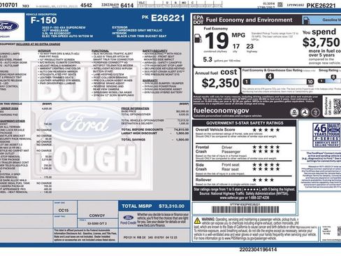 Used 2023 Ford F150 Lariat w/ Equipment Group 502A High AWD/4WD image 13