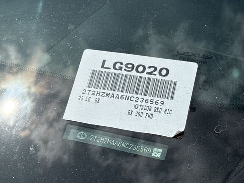 Used 2022 Lexus RX 350 FWD w/ Premium Package image 16