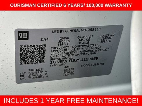 Used 2025 Chevrolet Traverse RS w/ LPO, Cargo Package AWD/4WD image 31