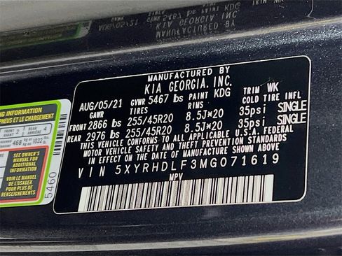 Used 2021 Kia Sorento EX w/ EX AWD X-Line Package image 38