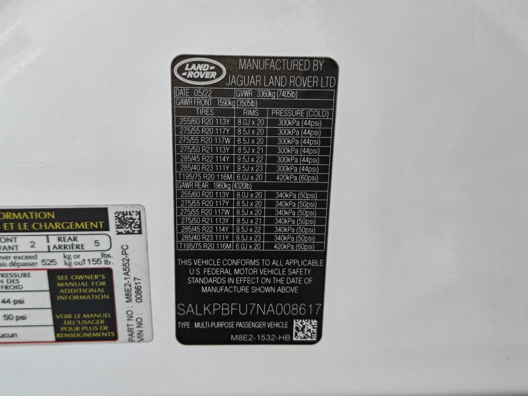 Used 2022 Land Rover Range Rover Long Wheelbase SE AWD/4WD image 46