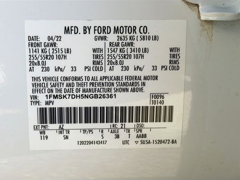 Used 2022 Ford Explorer XLT w/ Equipment Group 202A image 45