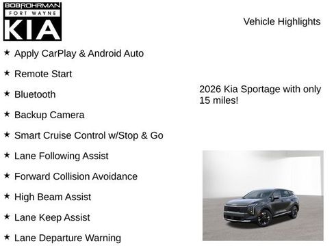 New 2026 Kia Sportage LX image 7