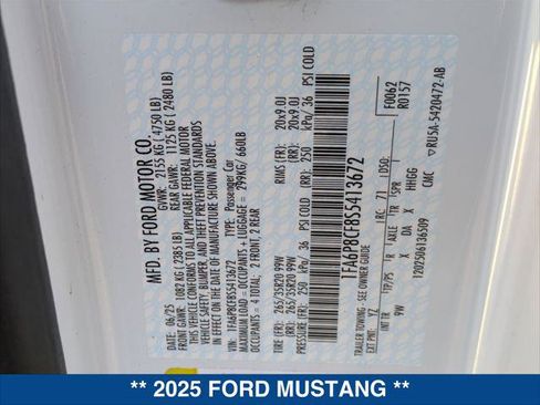 New 2025 Ford Mustang GT Premium image 22