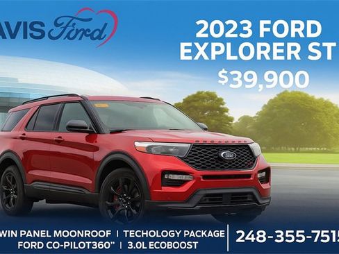 Certified 2023 Ford Explorer ST w/ Equipment Group 401A image 1