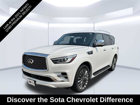 Used 2021 INFINITI QX80 Premium Select AWD/4WD image 1