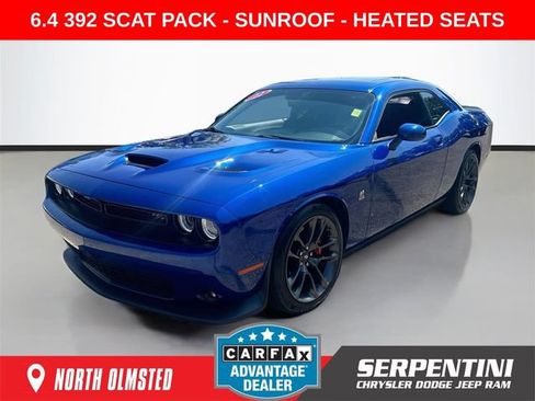 Used 2022 Dodge Challenger R/T Scat Pack w/ Scat Pack Stripe RWD image 1