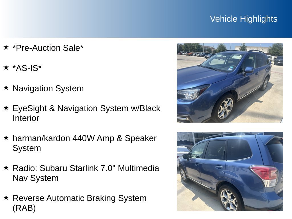 Used 2017 Subaru Forester 2.5i Touring AWD/4WD image 5