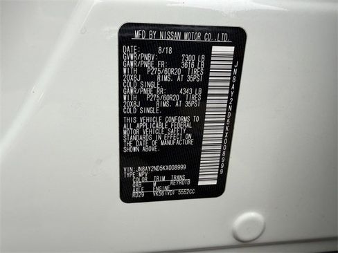 Used 2019 Nissan Armada SL w/ Premium Package image 35