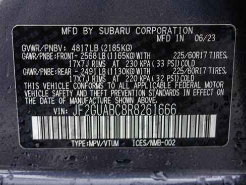 Used 2024 Subaru Crosstrek 2.0i AWD/4WD image 51
