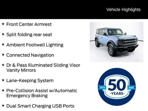 Certified 2025 Ford Bronco Big Bend AWD/4WD image 16
