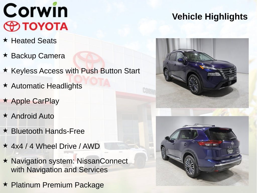 Used 2025 Nissan Rogue Platinum w/ Platinum Premium Package AWD/4WD image 11
