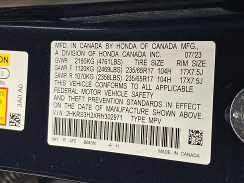 Certified 2024 Honda CR-V LX image 34
