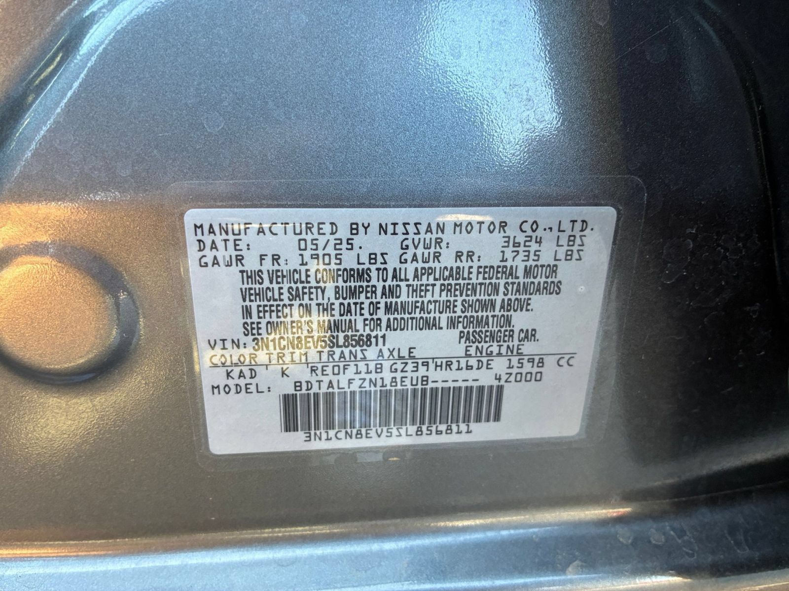 Used 2025 Nissan Versa SV FWD image 26