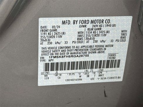 Used 2024 Ford Explorer Limited image 27