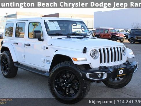 Used 2021 Jeep Wrangler Unlimited Sahara w/ Cold Weather Group image 1