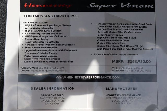 Used 2024 Ford Mustang Dark Horse w/ Dark Horse Handlin Package RWD image 4