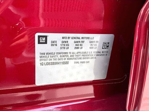 Used 2017 Chevrolet Sonic LT w/ Convenience Package FWD image 33